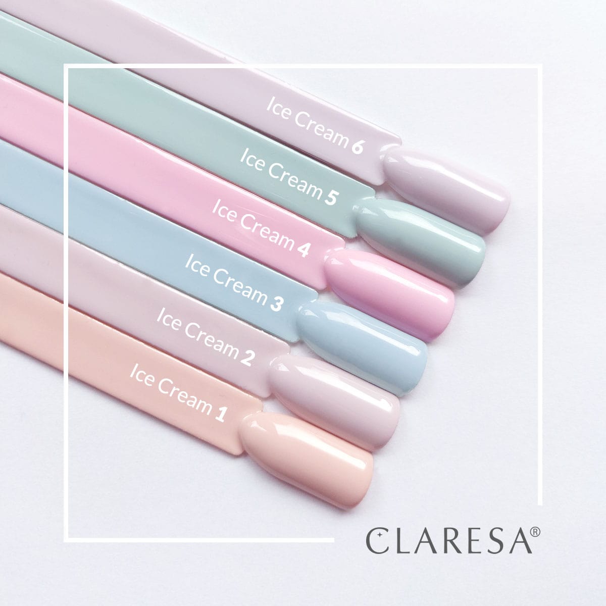 Claresa - Lakier hybrydowy Ice Cream  -5g