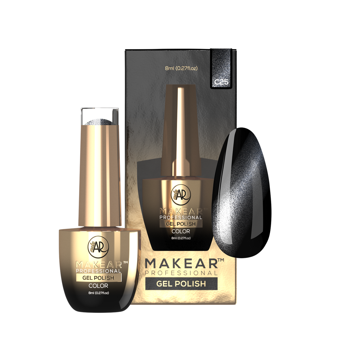 MAKEAR Makear Hybrid-Nagellack C25 Cat Eye 8 ml — Inhaltsstoffe und Bewertung