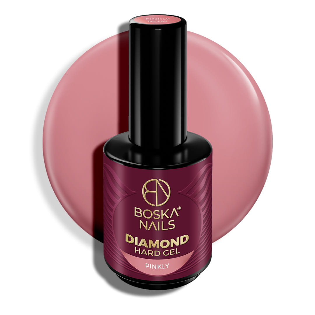 Boska Nails Żel Budujący Hard Diamond Gel Pinkly 15ml