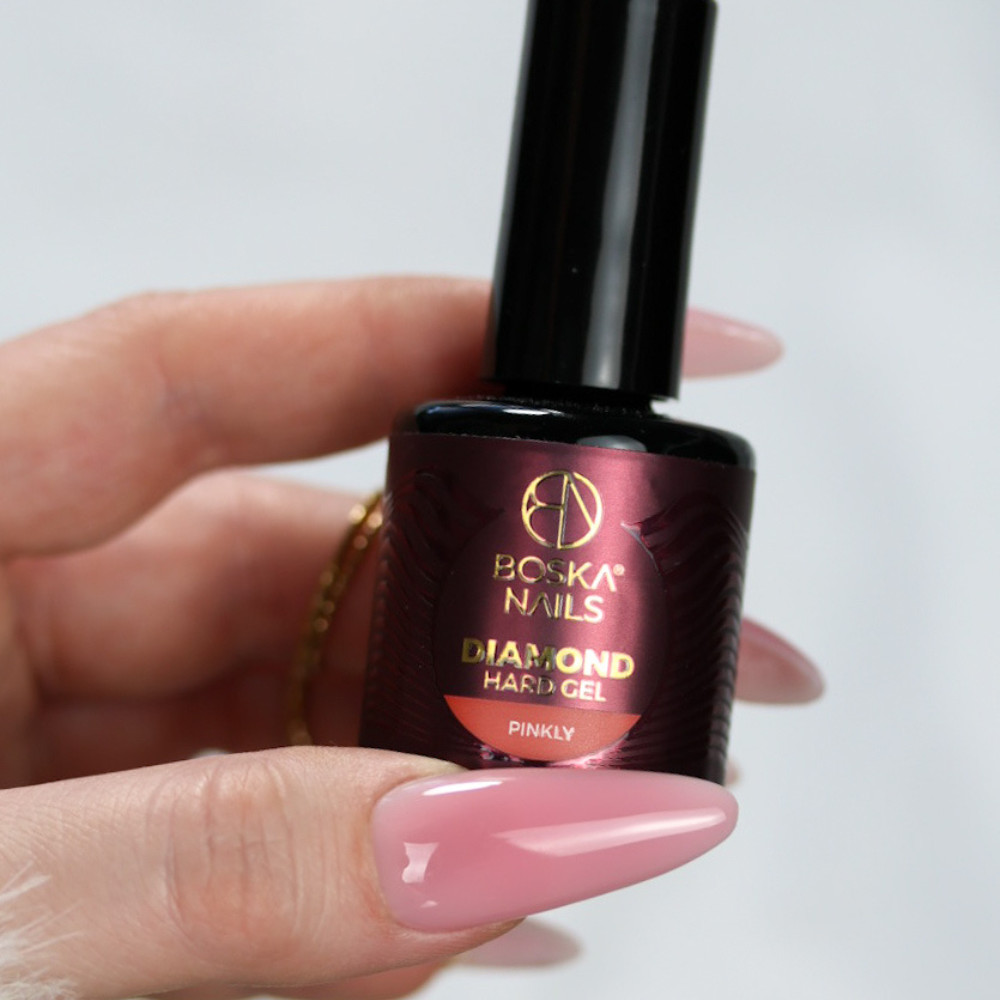 Boska Nails Żel Budujący Hard Diamond Gel Pinkly 15ml