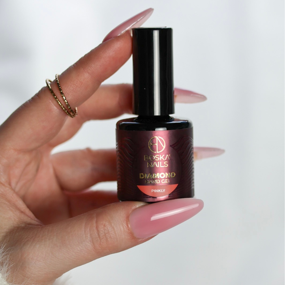 Boska Nails Żel Budujący Hard Diamond Gel Pinkly 15ml