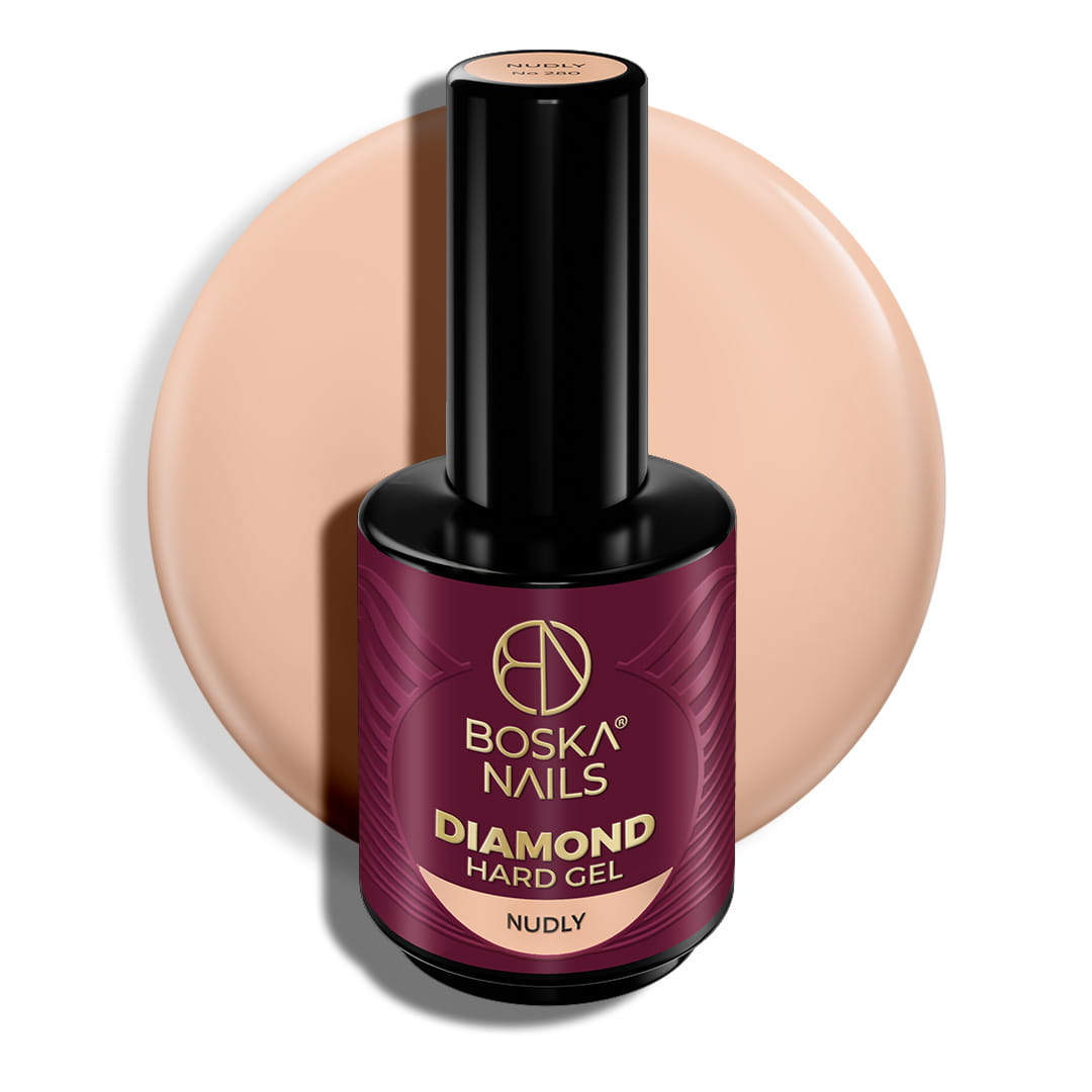 Boska Nails Żel Budujący Hard Diamond Gel Nudly 15ml