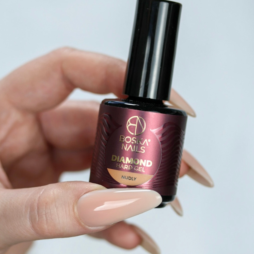 Boska Nails Żel Budujący Hard Diamond Gel Nudly 15ml