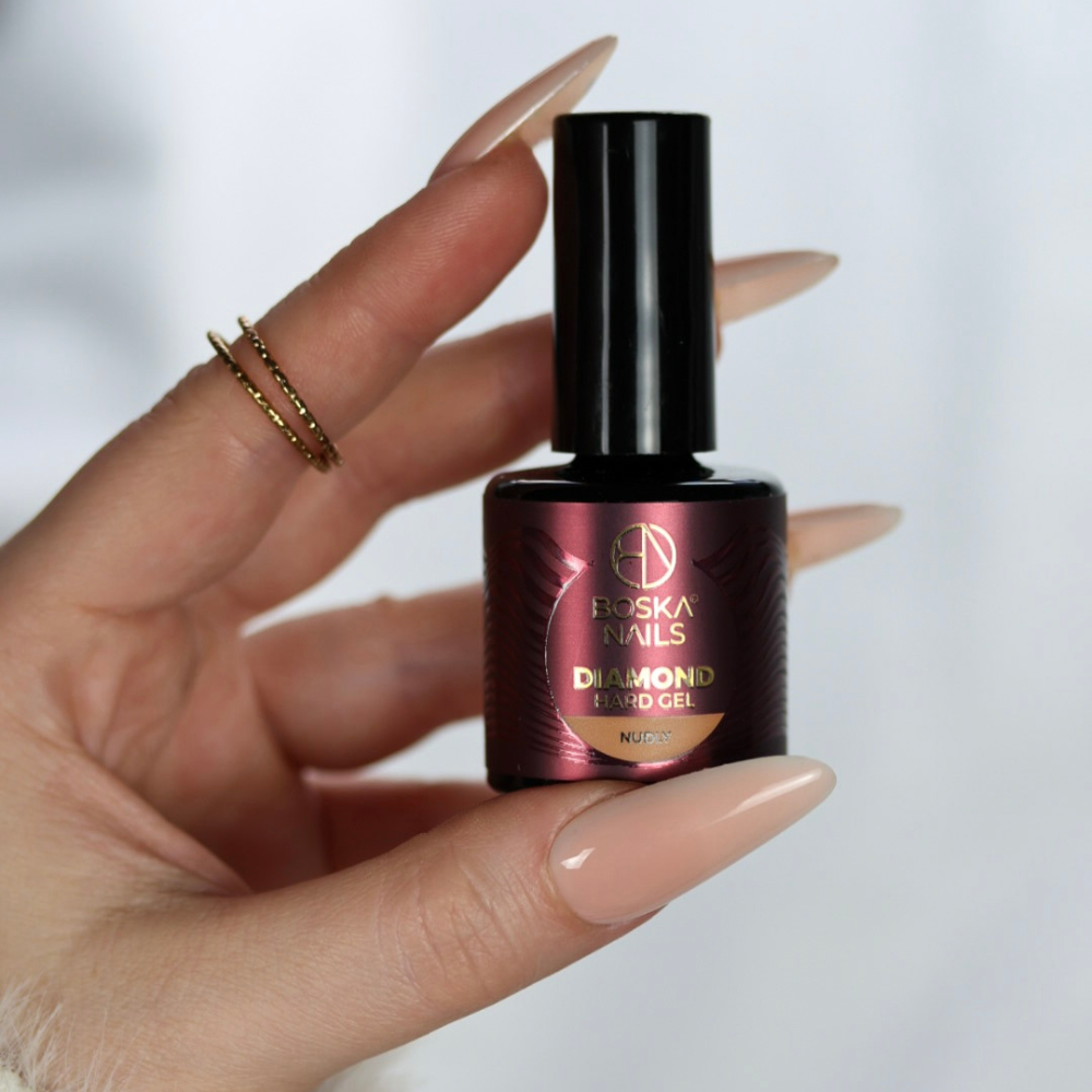 Boska Nails Żel Budujący Hard Diamond Gel Nudly 15ml