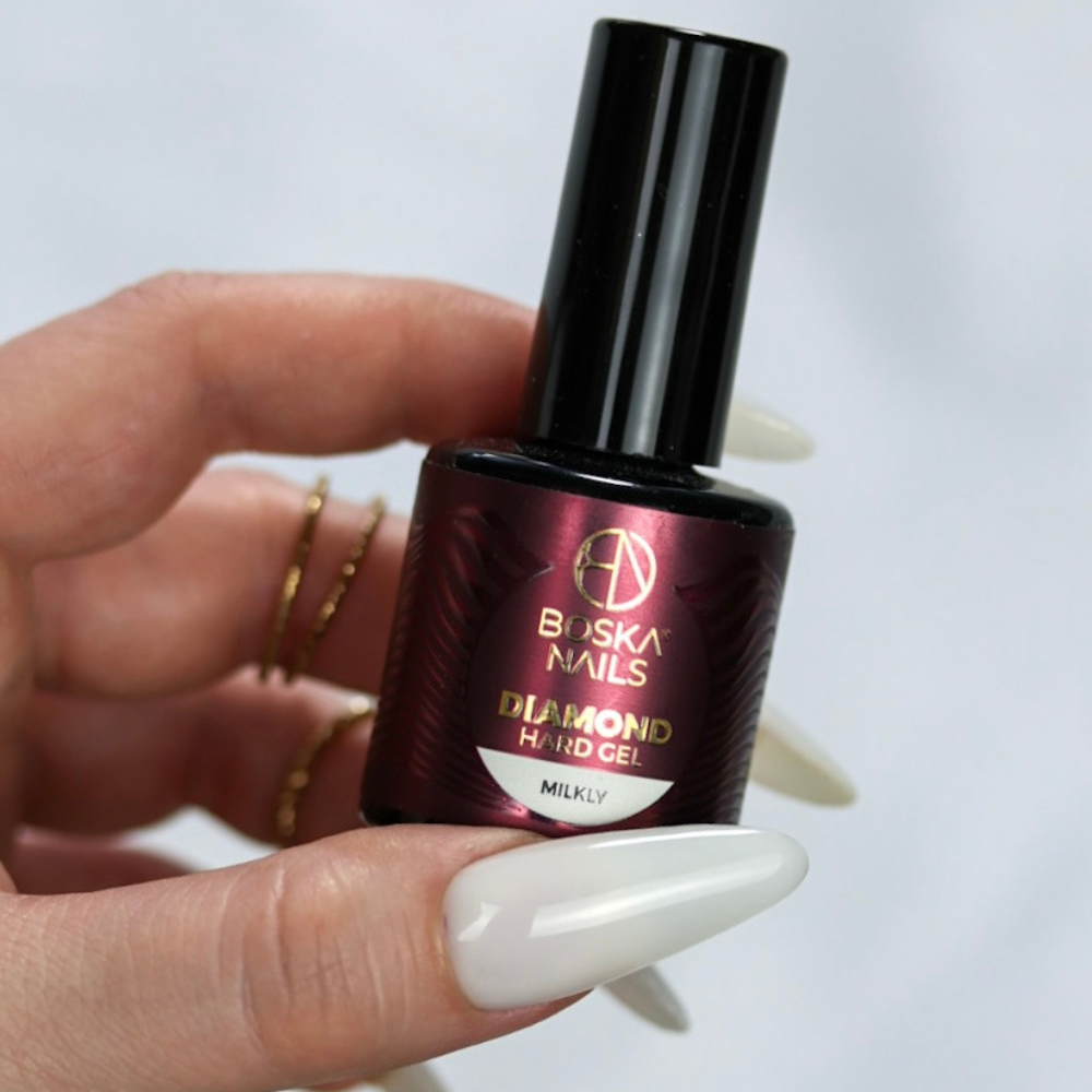 Boska Nails Żel Budujący Hard Diamond Gel Milkly 15ml