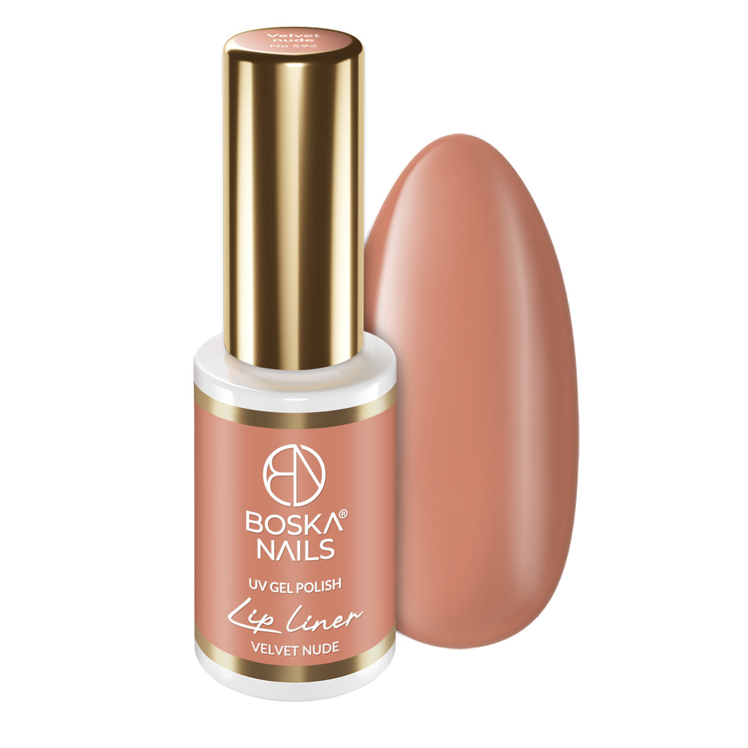 Boska Nails Boska Nails Hybrid-Nagellack Lip Liner Velvet Nude No 592 6ml — Inhaltsstoffe i ocena