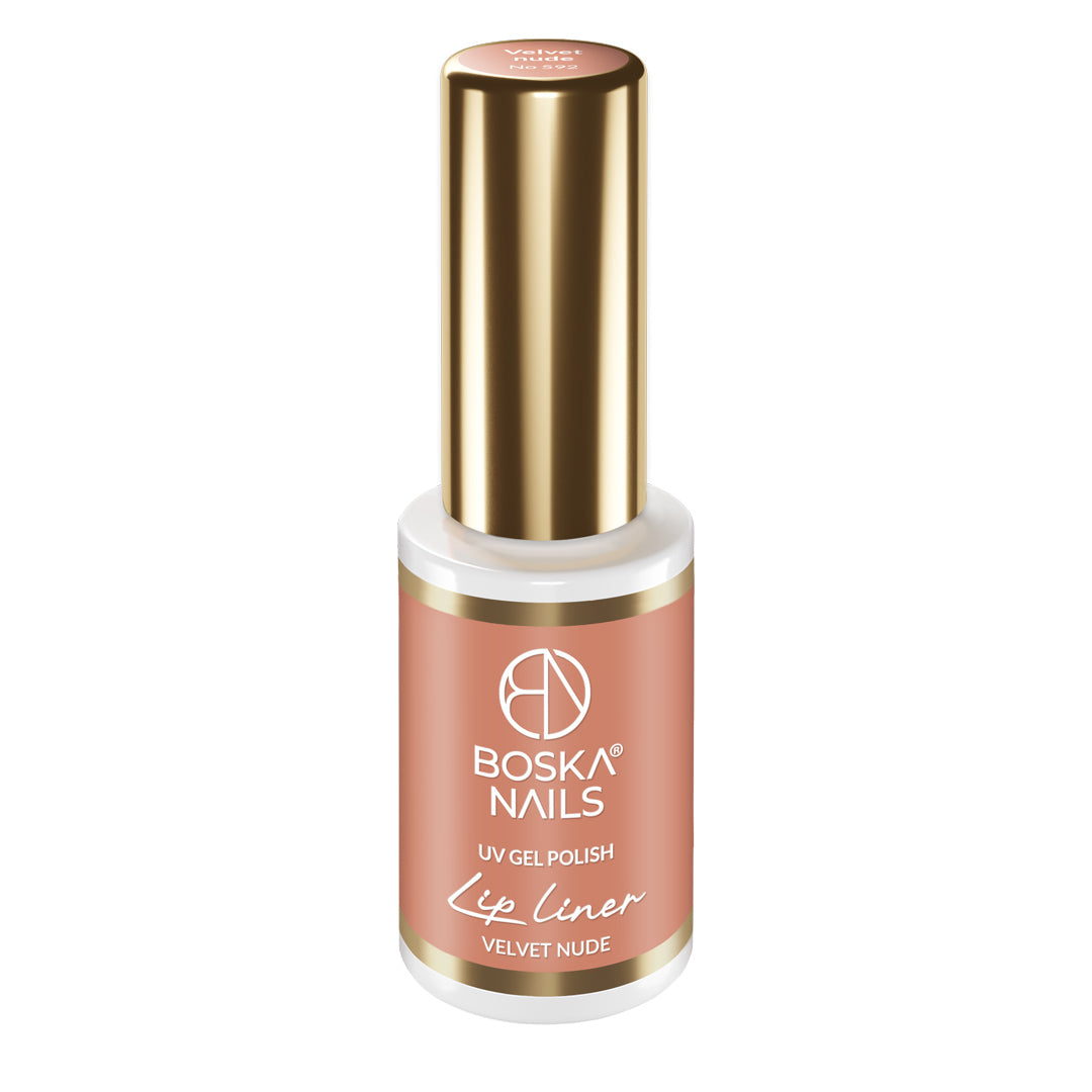 Boska Nails Lakier Hybrydowy Lip Liner Velvet Nude No 592 6ml