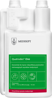 Medisept Quatrodes® One Koncentrat Do Mycia I Dezynfekcji Powierzchni Nieinwazyjnych Wyrobów Medycznych 1L