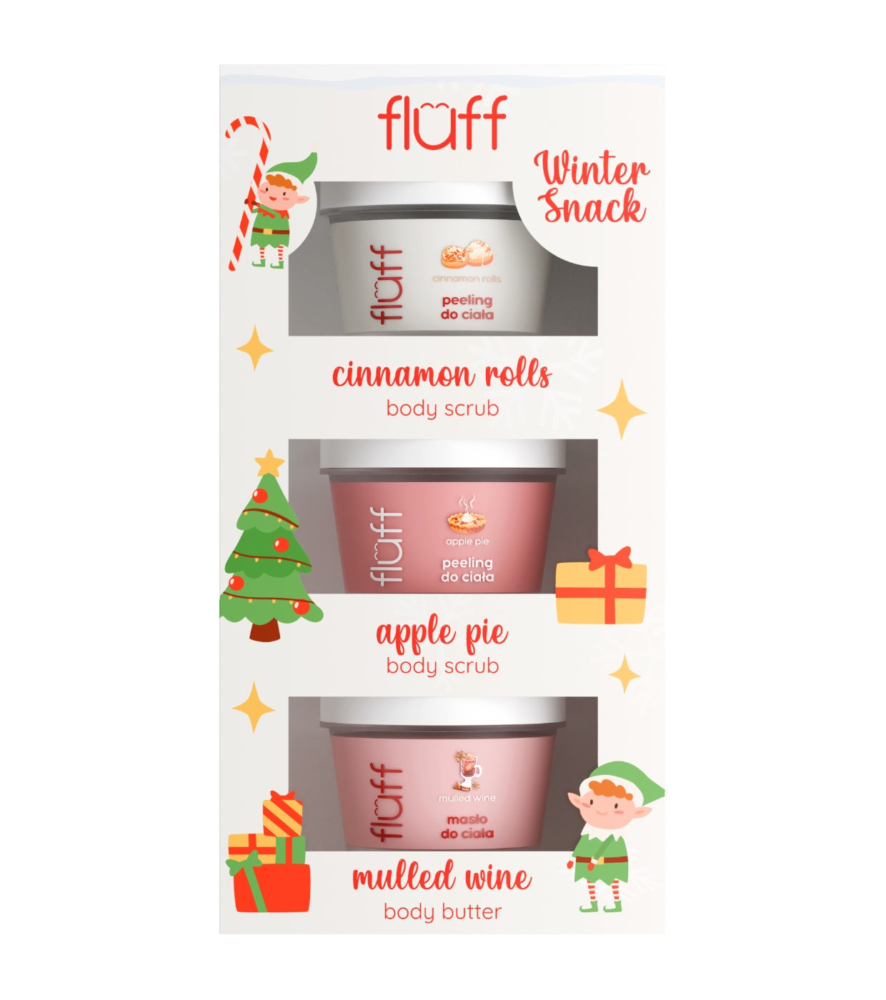 Fluff Zestaw Do Pielęgnacji Ciała Winter Snack