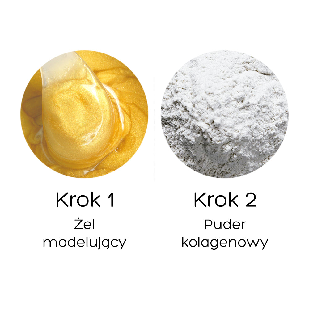 Voesh Żelowa Maska Modelująca 24 Karat Gold 10szt