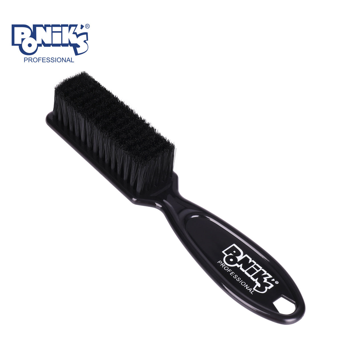Ponik’s Fade Brush Szczotka Barberska Fryzjerska Karkówka Do Włosów Czarna