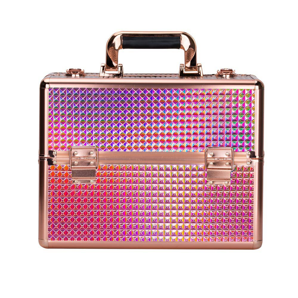Kuferek Kosmetyczny XL Na Lampę 36W K105-9H Rose Golden