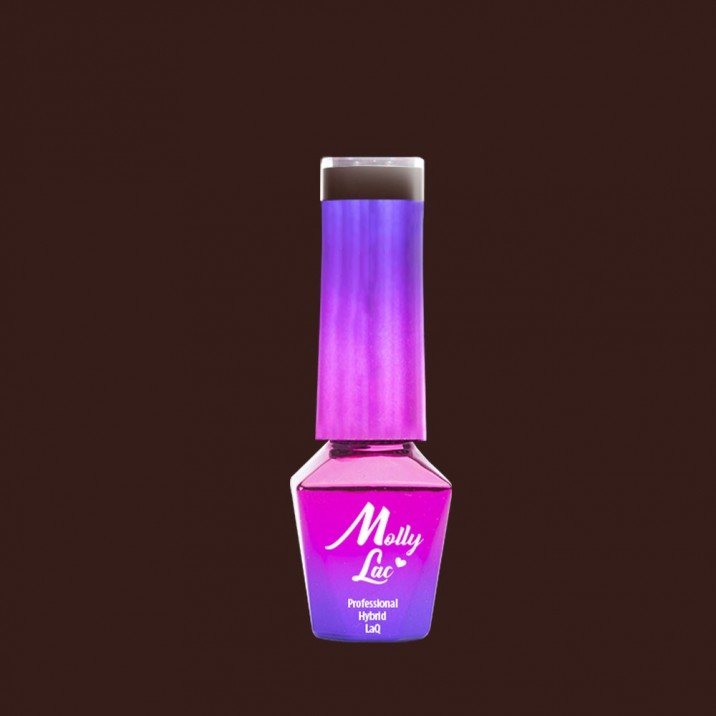 Lakier Hybrydowy MollyLac - Choco Dreams - Cocoa Cookie 5ml nr.358