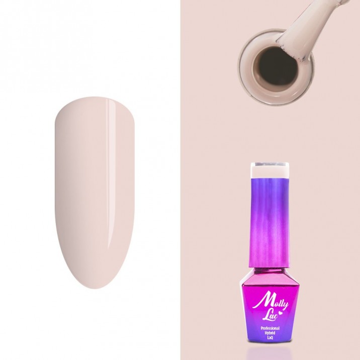 Lakier Hybrydowy MollyLac - Delicate Woman - A Subtle Woman 5ml nr.68