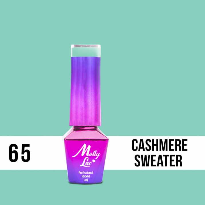 Lakier Hybrydowy MollyLac - Delicate Woman - Cashmere Sweater 5ml nr.65
