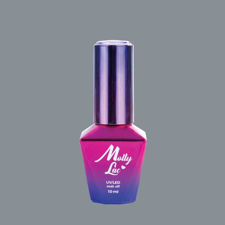 Lakier Hybrydowy MollyLac - Glamour Woman - Luxury Grey 10ml nr.6