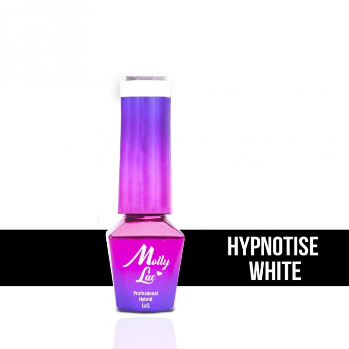 Lakier Hybrydowy MollyLac - Hypnotise White 5ml
