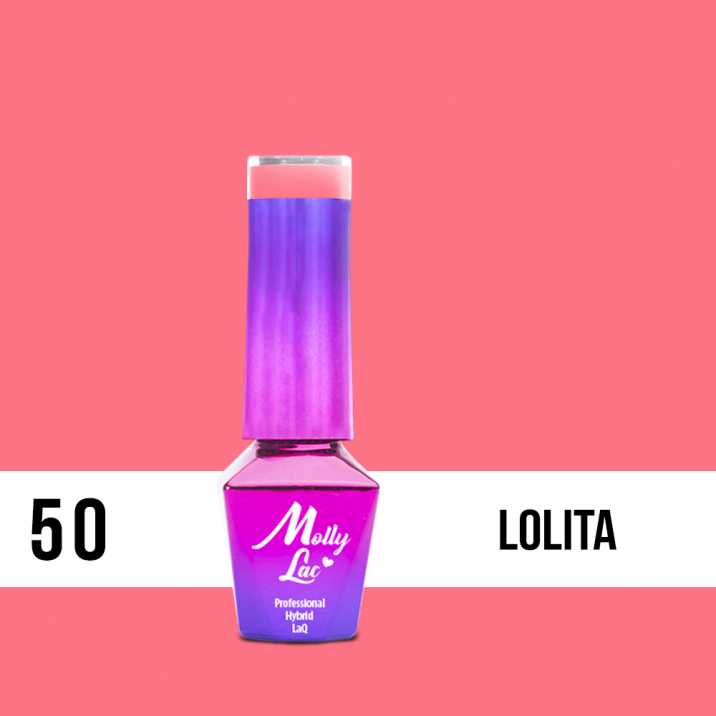 Lakier Hybrydowy MollyLac - Inspired by You - Lolita 5ml nr.50