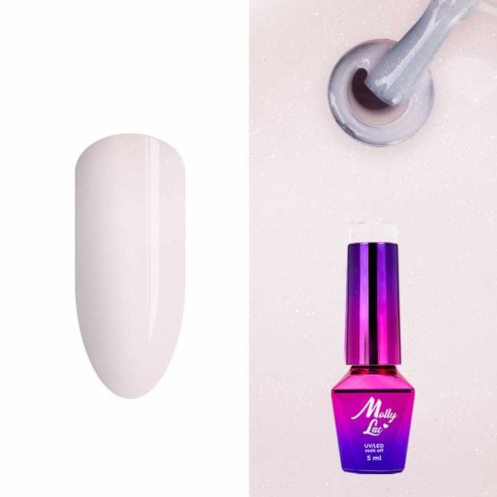 Lakier Hybrydowy MollyLac Madame French - Vanille 5ml nr 420