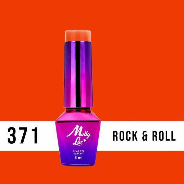 Lakier Hybrydowy MollyLac - Pin-Up Girl - Rock & Roll 5ml No. 372