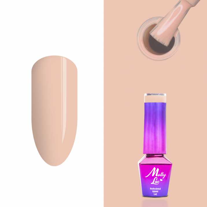 Lakier Hybrydowy MollyLac - Skin & Make Up - Naked 5ml nr.302