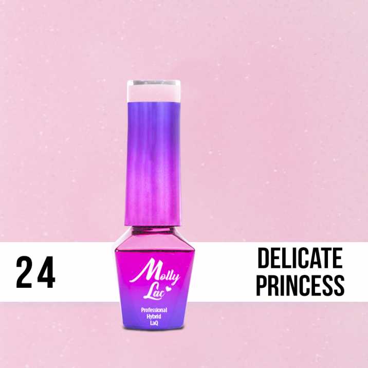 Lakier Hybrydowy MollyLac - Wedding - Yes, I do - Delicate Princess 5ml nr.24