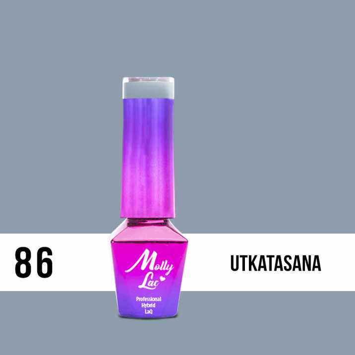 Lakier Hybrydowy MollyLac - Yoga - Utkatasana 5ml nr.86