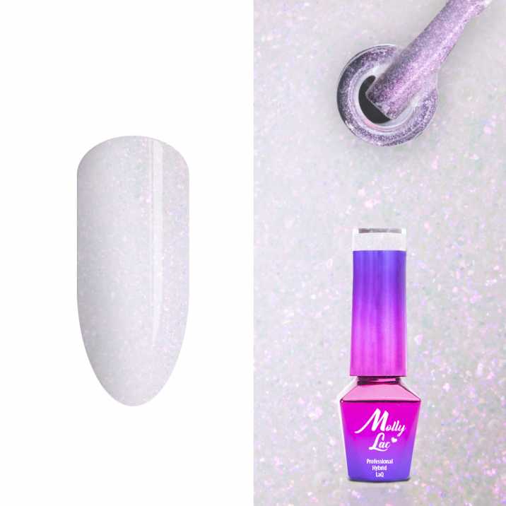 Lakier Hybrydowy MollyLac - Bling it on! - Sucree 5ml nr.500