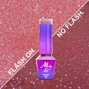 Lakier Hybrydowy MollyLac Duo Flashing Lights - Everlasting 5ml Nr 608