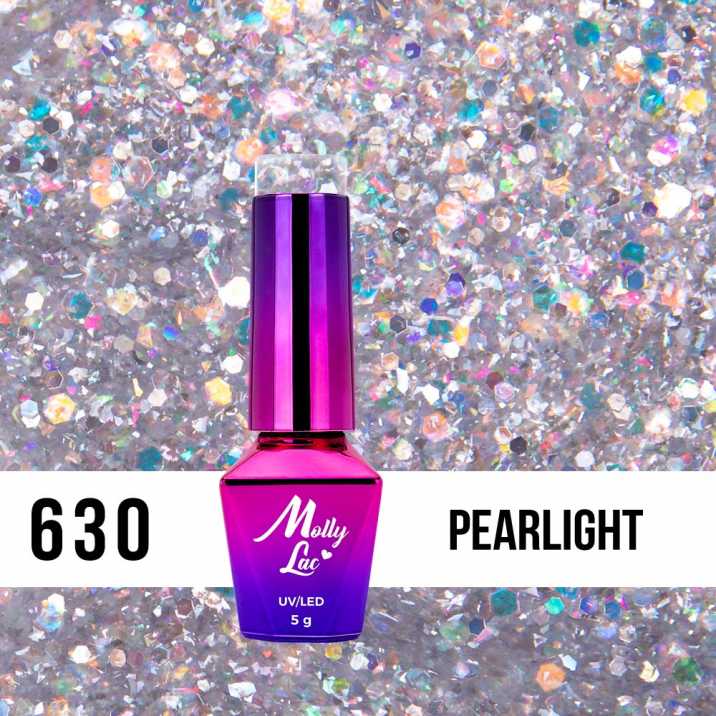Lakier Hybrydowy MollyLac Spotlight Pearlight 5ml nr 630