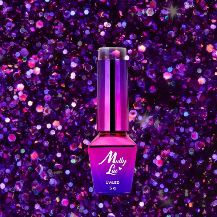 Lakier Hybrydowy MollyLac Spotlight Tinkleberry 5ml nr 636