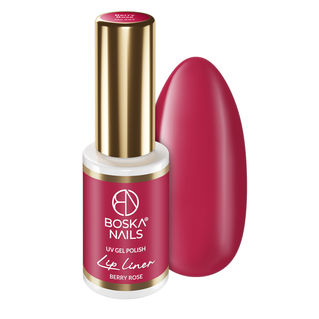 Boska Nails Boska Nails Hybrid-Nagellack Lip Liner Berry Rose No 597 6ml — Inhaltsstoffe i ocena