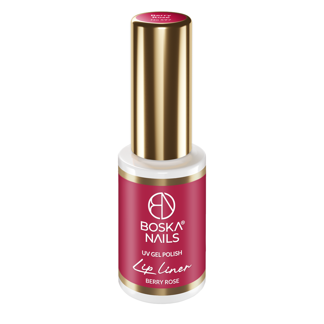 Boska Nails Lakier Hybrydowy Lip Liner Berry Rose No 597 6ml