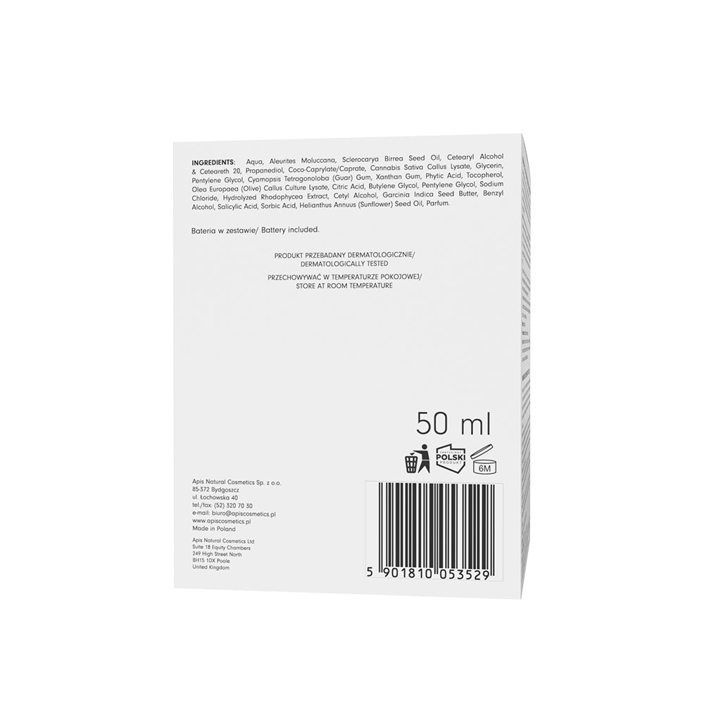 Apis Advanced Skin Care Przeciwzmarszczkowy Neuro-Rytuał V-Lift Na Noc Z Masażerem / 50 Ml