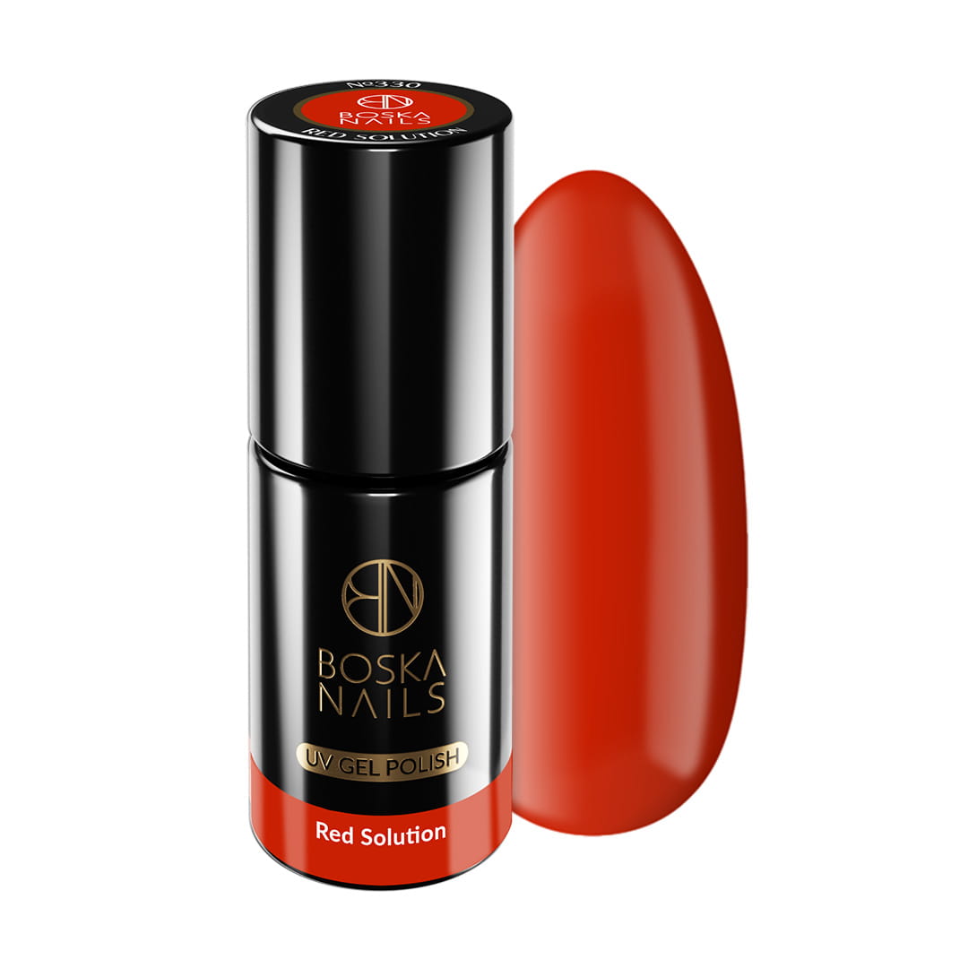 Boska Nails Lakier Hybrydowy Divine Red Solution No 330 6ml