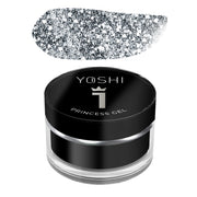 Yoshi Żel Do Zdobień Princess Gel UV LED No 1 Silver 5g