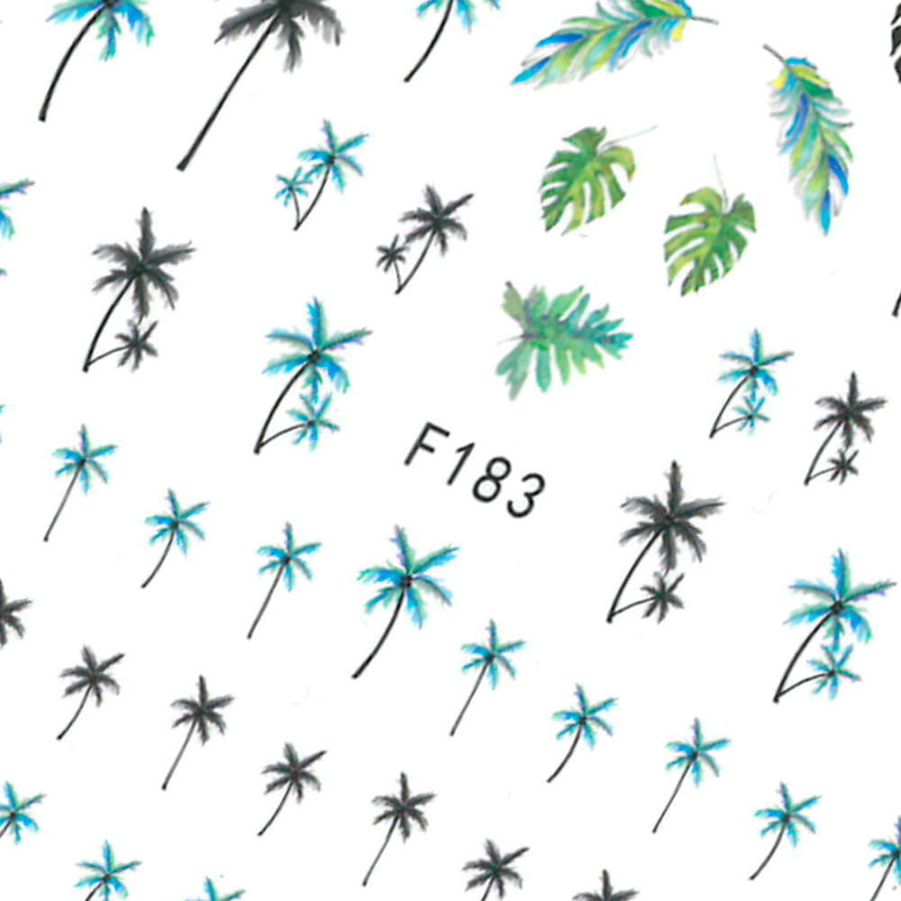 Naklejki Do Paznokci Cienkie Samoprzylepne Miss Colour Nr F183