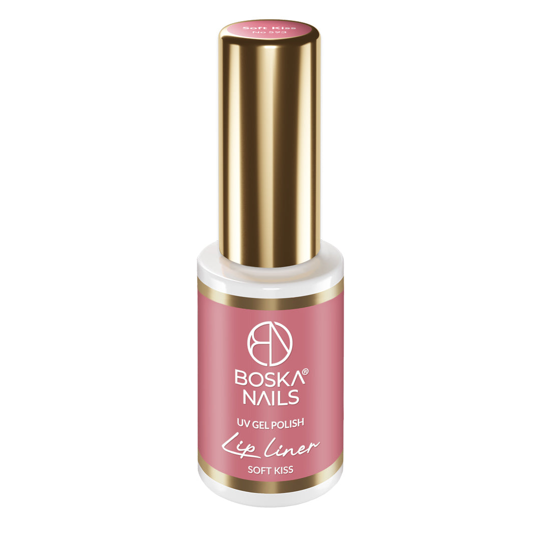 Boska Nails Lakier Hybrydowy Lip Liner Soft Kiss No 593 6ml