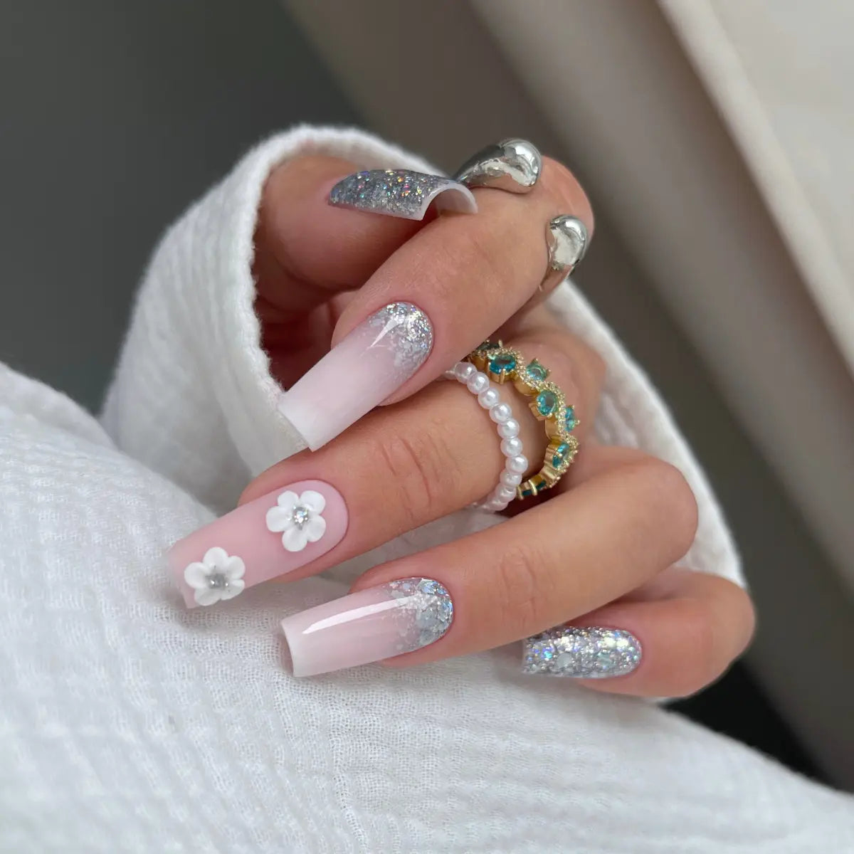 Yoshi Żel Do Zdobień Princess Gel UV LED No 1 Silver 5g