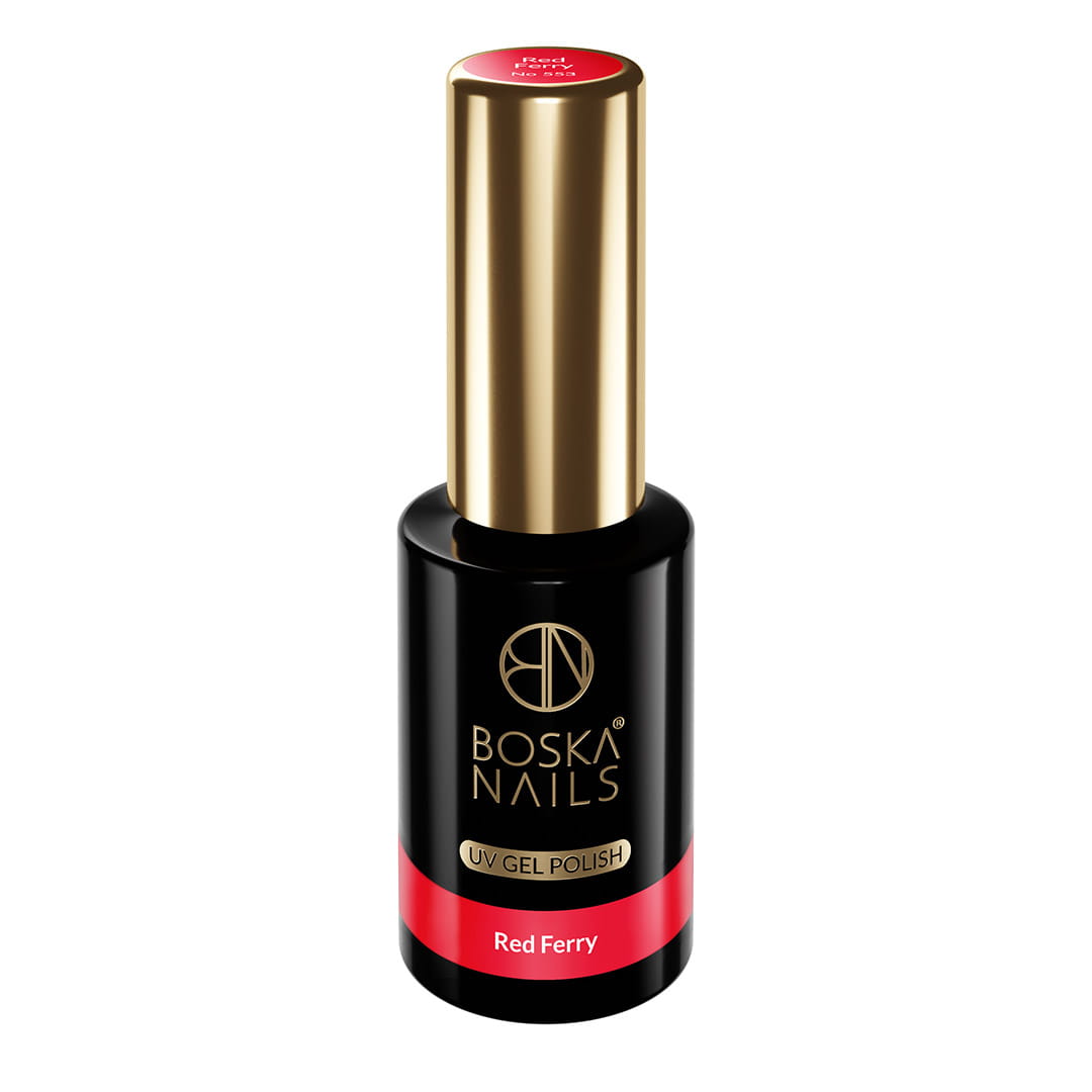 Boska Nails Lakier Hybrydowy Red Ferry UP No 553 10ml