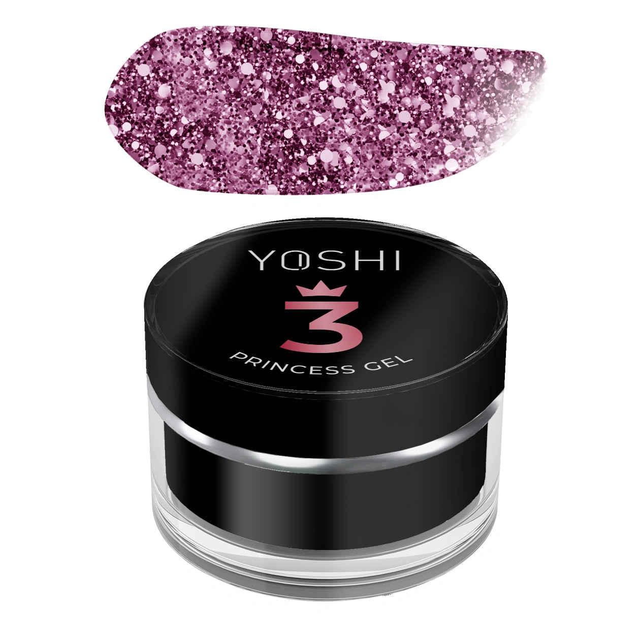 Yoshi Żel Do Zdobień Princess Gel UV LED No 3 Pink 5g