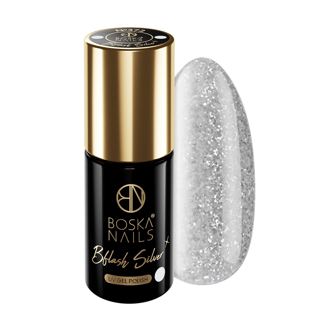 Boska Nails Boska Nails Hybrid-Nagellack Bflash Silver No 372 6ml — Inhaltsstoffe i ocena