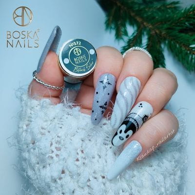 Boska Nails Lakier Hybrydowy Bflash Silver No 372 6ml