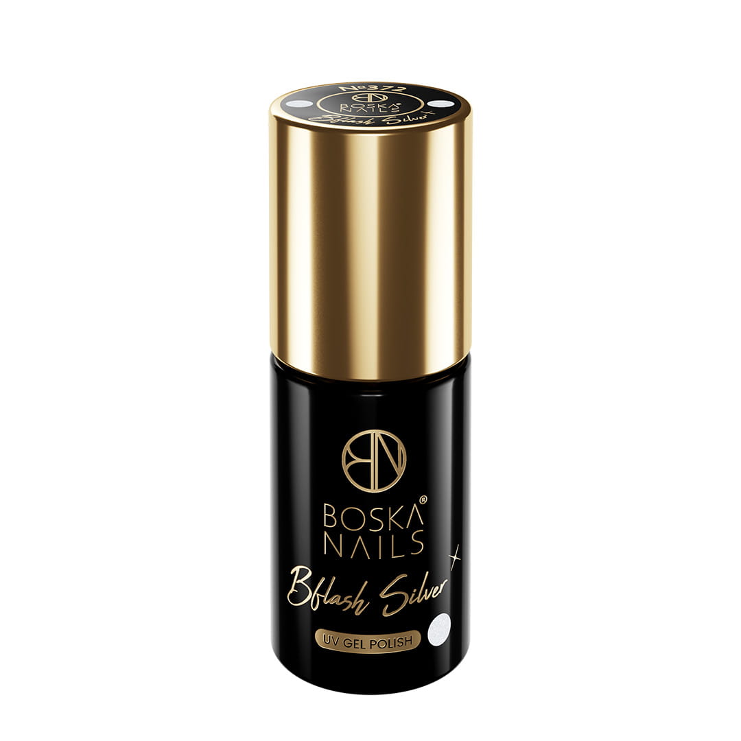 Boska Nails Lakier Hybrydowy Bflash Silver No 372 6ml