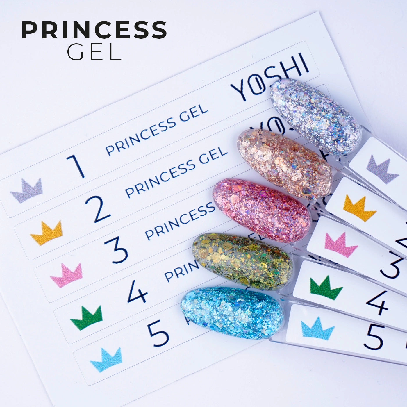 Yoshi Żel Do Zdobień Princess Gel UV LED No 4 Green 5g