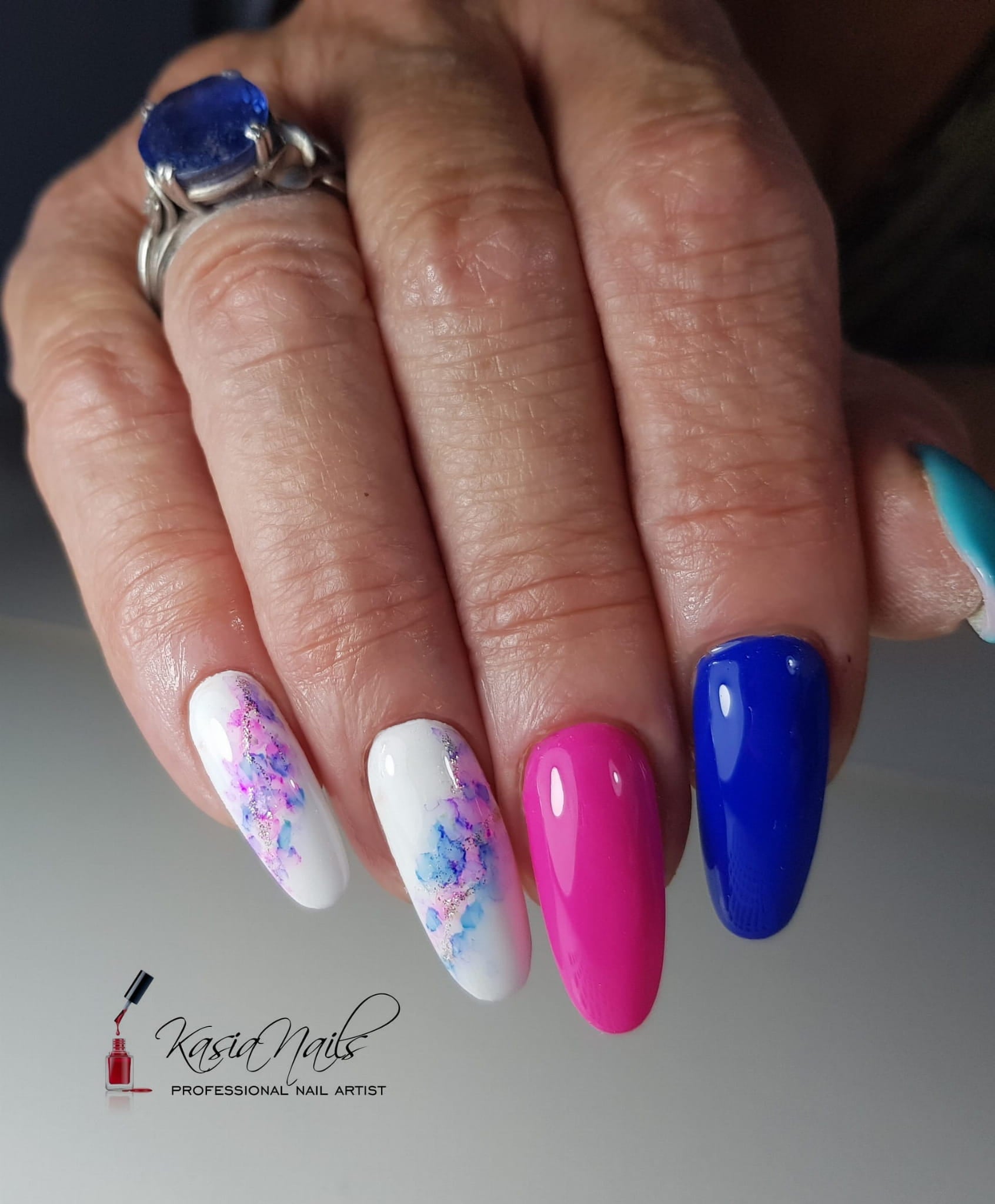 Mollylac Water Ink Art Akwarela Do Zdobień Silver
