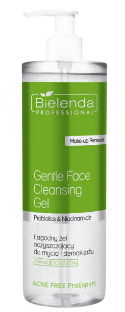 Bielenda Bielenda Acne Free Pro Expert sanft Gel reinigend für das Gesicht, Augen und Lippen, 500g — Inhaltsstoffe i ocena