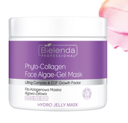 Bielenda Hydro Jelly Mask Ujędrniająca Maska Algowo-Żelowa Fito-Kolagen & Czynnik Wzrostu EGF, 190g