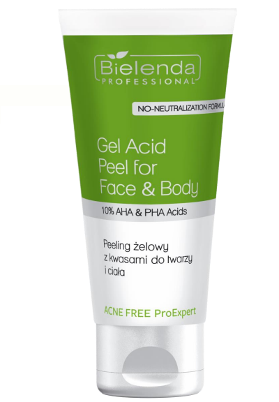 Bielenda Bielenda Acne Free Pro Expert Peeling Żelowy Do Twarzy I Ciała Z Kwasami, 150ml — Inhaltsstoffe i ocena