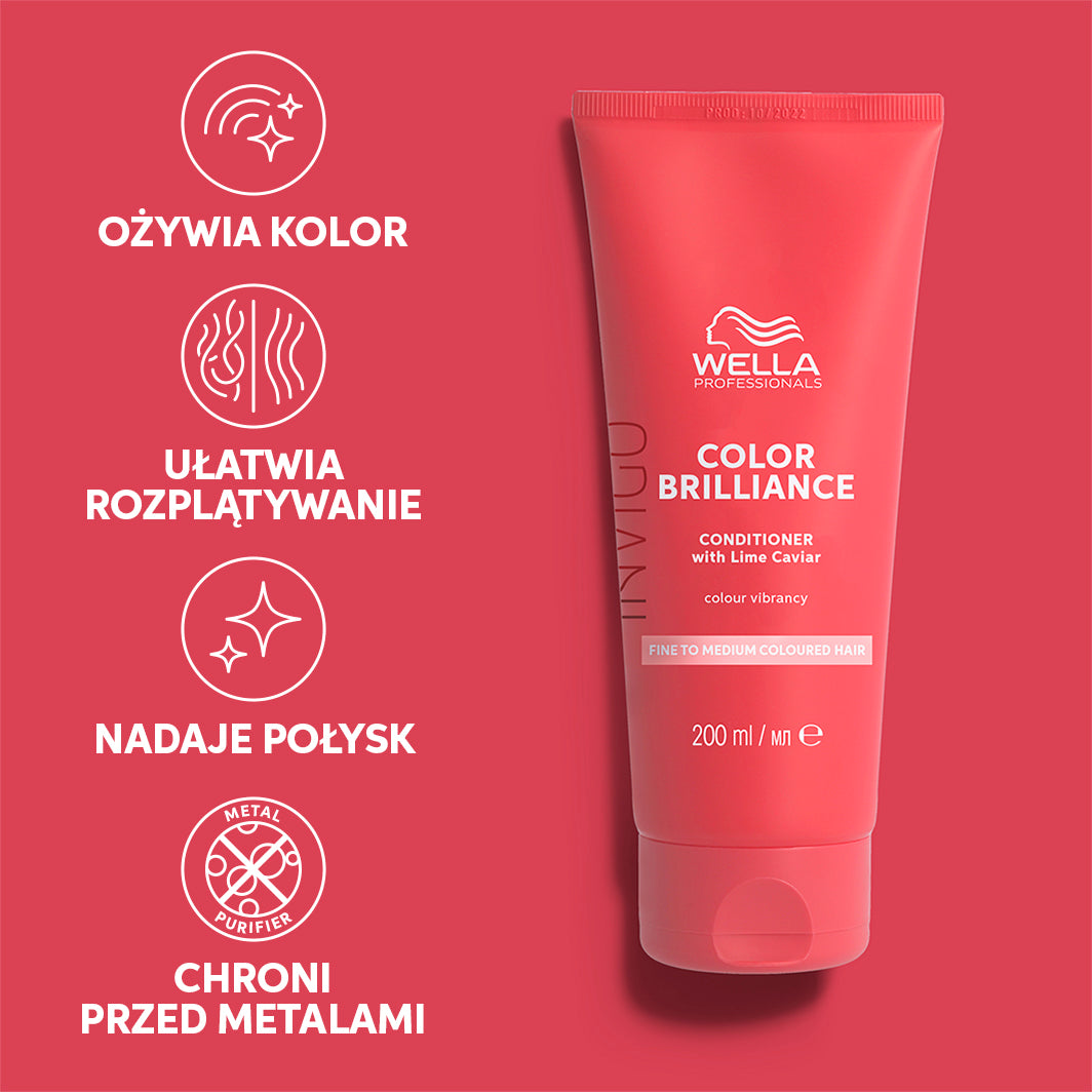 Wella Invigo Color Brilliance Odżywka Do Włosów Farbowanych Bez Spłukiwania 150ml